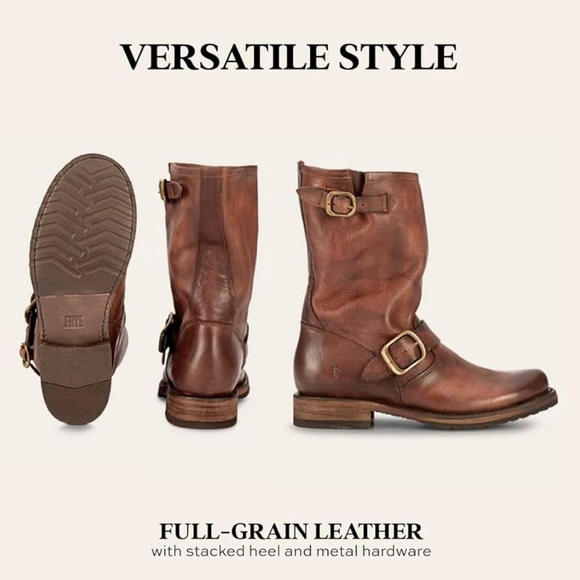 Frye - Veronica Short Boots - Stone - Size 7 - Picture 2 of 7